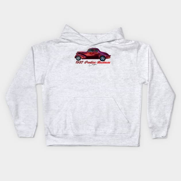1937 Pontiac Business Coupe Kids Hoodie by Gestalt Imagery